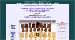 Desktop Screenshot of ancientchess.com